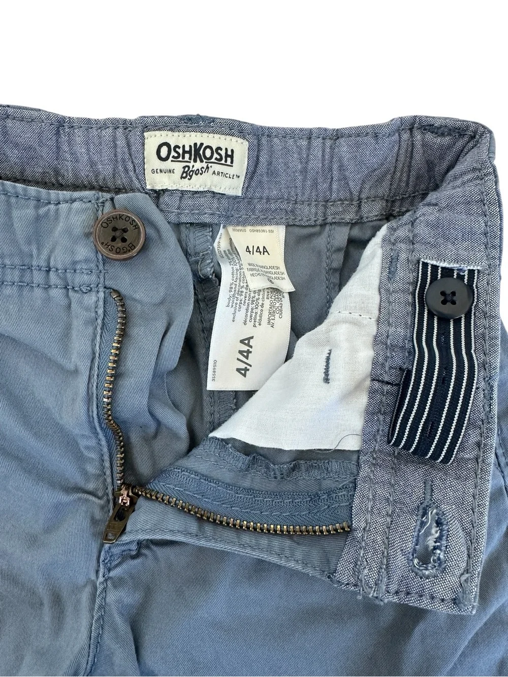 OshKosh B'gosh Navy & Light Blue Boys' Pull-On Shorts 2-Pack